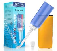 Portable Bidet with 2 Nozzle + Scalable Tube - 500ml Travel Bidet - Perineal Wash Bottle for Postpartum Care 17oz Handheld Personal Bidet -Intimate Wash for Women