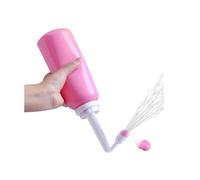Portable Bidet with Telescopic Extendable Nozzle, Travel Bidet Bottle 500ml with Cover, for Postpartum Perineal Care, Feminine Hygiene, Hemorrhoid Relief, Personal Cleaning (Pink)