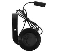 Portable Bike Speedometer Odometer for Bicycles, Real-time Ride Data | Plastic Black Build, Flat Handlebar Fit, Long-distance Outdoor Cycling, Compact Dashboard Footprint
