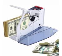 Portable Bill Counter Machine with LCD Display - Accurate Cash Handling Efficiency for Banknote Counting