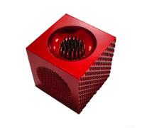 Portable Billiard Tip Shaper for Tournament Play | Grinding, polishing, pricking functions, improves chalk adhesion, reduces slippage, ideal for snooker and pool(Red)