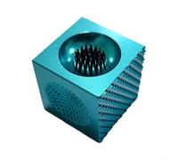 Portable Billiard Tip Shaper for Tournament Play | Grinding, polishing, pricking functions, improves chalk adhesion, reduces slippage, ideal for snooker and pool(Blue)