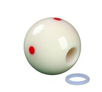 Portable Billiard Training Balls With Hole Perforated Cue Balls Exerciser Aiming Guide & Strokes Practice Tool Perforated Billiard Strokes Exerciser