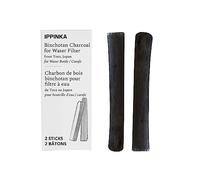 Portable Binchotan Charcoal from TOSA, Japan - Water Purifying Sticks for Great-Tasting Water, 2 Sticks - Each Stick Filters a Personal-Sized Water Bottle