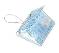 Portable Binder Notebook, Tri Fold Planner, 7 Inches Detachable Pages Notebook with Refillable Inserts, PU Leather Journals with Closure, Student Office Supplies, Travel Outdoor Vacation