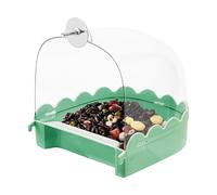 Portable Bird Bath - Transparent Bird Bath for Birds, Colourful Pet Accessories, Bathtub with Removable Roof for Canaries and Lovebirds
