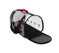 Portable Bird Cage - Clear Small Pet Carrier, Breathable Travel Cage, Lightweight Design for Birds