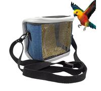 Portable Bird Travel Carrier - Lovebirds Outdoor Cage with Carrying Bag, Transport Solution for Macaw, Conure & Budgies, Pet Parents, Volunteers, Travelers, Moving, Short Trips & Camping Adventures