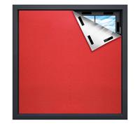 Portable Blackout Blind for Windows,Stick on Blackout Blinds, Temporary Blackout Curtains - Ideal for Bedroom, Indoor and Outdoor - Customizable Size and Shape-Easy Installation-Red