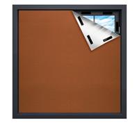 Portable Blackout Blind for Windows, Stick on Blackout Blinds, Temporary Blackout Curtains - Indoor and Outdoor - Customizable Size and Shape - Easy Installation-Coffee