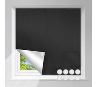 Portable Blackout Blinds 150 * 100cm Blackout Material Stick on Black Out Blinds Curtain Temporary Window Blinds No Drill Blackout Window Cover with Magnetic Patch for Baby Nursery Bedroom Travel