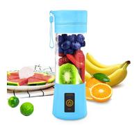 Portable Blender-13Oz Mini Blender Upgrade The 6-Blade, Smoothie Blender for Milkshakes and Smoothies, Blenders Bottles with USB rechargable, Kitchen and Camping (Blue)