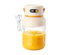 Portable Blender - 2600mAh Cordless Personal Juice Blender 1L Durable ABS Travel Cup High Speed Motorized Mixing | For Apartment Restaurants and Needs