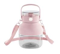 Portable Blender, 33 oz Personal Size Blender, Mini Portable Fruit Juicer Blender Cup, USB Rechargeable Cordless Blenders (Pink)