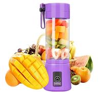 Portable Blender, 380ml/13oz USB Rechargeable Mini Blender with 6 Blades for Smoothies, Baby Food, Travel & Office, BPA-Free, 30W Cordless Juicer Cup-3.22