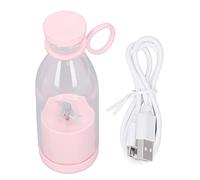 Portable Blender, 380ml Portable Juicer with USB Rechargeable Mini Jug Blenders Electric Travel Juicer Multifunctional Fruit Mixer for Smoothie, Fresh Juice Blender for Home, Travel, Office, Gym(Pink)