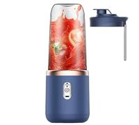 Portable Blender 400ml Personal Juicer with 6 Blades On the Go Blender with Lid USB Rechargeable Mini Blender Cup for Sports Travel and Outdoors Personal Blender Blender Cup On the Go Blender
