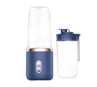 Portable Blender 400ml Smoothie Blender for Salad Dressing Milkshake Outdoor Blue