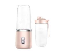 Portable Blender 400ml Smoothie Blender for Salad Dressing Milkshake Outdoor Pink