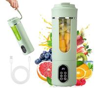 Portable Blender, 530ml Fruit Smoothie Blender, Cordless Mini Blender, Rechargeable Portable Juicer Cup Strong Cutting Power with 12 Blades, for Home, Sport, Office