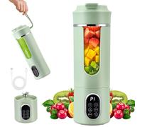 Portable Blender 530ml Fruit Veggie Juicer Cup Cordless Mini Blender USB Rechargeable Personal Blender Strong Cutting Power with 12 Blades Portable Smoothies, Protein Shakes for Home,Sport,Office