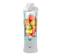 Portable Blender, 600ml USB Rechargeable Juicing Cup with 6 Blades, Multifunctional Household Juicer for Nutritious Juices, Smoothies & Milkshakes