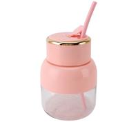 Portable Blender, 800ml USB Rechargeable Personal Size Blenders with Straw, Small Fruit Juicer Cup Mini On the Go Blender for Sports Travel (Pink)