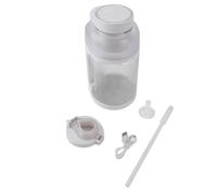 Portable Blender Cup USB Rechargeable 1500ML Large Capacity Electric Juicer Blender for Fruits Vegetables Smoothies Gym Travel Home Kitchen ABS Material (White)