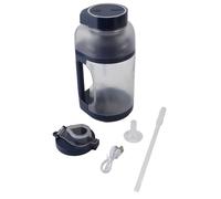 Portable Blender Cup USB Rechargeable 1500ML Large Capacity Electric Juicer Blender for Fruits Vegetables Smoothies Gym Travel Home Kitchen ABS Material (Blue)