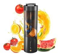 Portable Blender for Smoothies & Shakes,16oz Cordless Personal Small Blender with XIP8 20000rpm Multifunctional Household Electric Juicer Cup for Sports/Travel/Gym/Outdoor