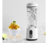 Portable Blender, for Smoothies with High-Power Motor Self-Cleaning Feature Multifunctional Stainless Steel Protein Shaker(5 to 5A White)
