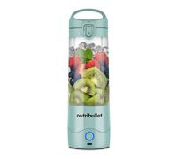nutribullet Portable Blender - Light Blue, 475ml Cup, Powerful Extractor Blade, To-Go Lid, USB-C Charging Cable, 15+ Blending Cycles