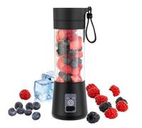 Portable Blender, Mini Blender for Juice, Juice Shakes, Smoothie, Portable Juicer Blender Bottle, Rechargeable Battery, For Home Sports Outdoors Travel(Black)