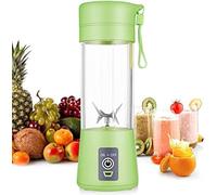 Portable Blender, Mini Blender for Shakes and Smoothies with Rechargeable USB, 380Ml Traveling Portable Fruit Veggie Juicer Cup Blender With 6 Blades
