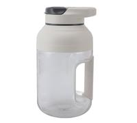 Portable Blender, Mini Blender with Ergonomic Handle Design 1.5L Cordless Large Capacity Blender for Outdoor Picnic (Gray)