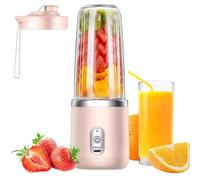 Portable Blender Personal Juicer, Mini Hand Blender For Shakes, Travel Baby Food Blender Puree Mini, Rechargeable Battery, Blending Cup & Leak-proof Lid, Healthy Shakes On The Move For Travel Kitchen