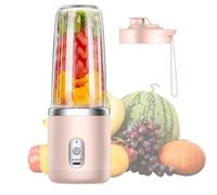 Portable Blender, Portable Juicer, Personal Blenders With Lid, USB Rechargeable Fruit Veggie Juicer Mini Cup For Sports Travel, Smoothies & Shakes