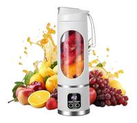 Portable Blender Smoothie Maker, 450ml Portable Smoothie Blender, USB Rechargeable Mini Blenders with 12 Blades & 18000 RPM for Smoothies Shakes Juices for Outdoor Indoor