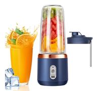 Portable Blender - Waterproof Personal Blender, For Smoothies And Shakes, Traveling Fruit Veggie Baby Food Juicer Cup, Delivers 5-10 Blending Cycles, For Food, Travel, Gym, Offices, Sports