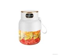 Portable Blender with 10 Blades,Mini Smoothie Blender 600ml,Fruit Juice Mixer,Intelligent Digital Display Juicer Cup With Self-cleaning Function,USB Traveling Fruit Veggie Juicer