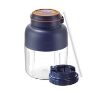 Portable Blender with Glass - Adjustable Wireless Personal Mixer - Portable Blender | for Milkshake Juices Coffee Food Gym Beach Picnic Camping Home and