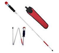 Portable Blind Cane,Reflective Folding Walking Stick,Anti Slip Mobility Cane,with Voice,for Vision Impaired,Blind People