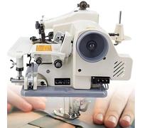 Portable Blind Stitch Hemming Machine, Sewing and Embroidery, Max Speed 1200rpm, Needle Pitch 3-8mm, with Pedal and 10 Needles, 220V