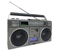 Portable Bluetooth Boombox, Retro Style CD Tape Player, 4 Speakers, AM/FM Radio, Supports SD/USB Input, Ideal for Family Gatherings, Camping Parties, Company Events