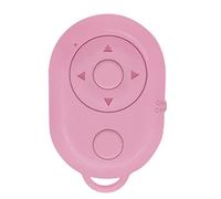 Portable Bluetooth Camera Shutter Remote Selfie Button Clicker,Pink | ABS material,Bluetooth 3.0,button battery CR2032,2 buttons for photo/video,page up/down,works up to 30ft,compact