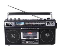 Portable Bluetooth Cassette Player | Retro Three-Band Radio Recorder (AM/FM/Internet Radio) | Supports TF Card/USB Drive Playback and Bluetooth Connectivity | Enjoy Music Anytime, Anywhere
