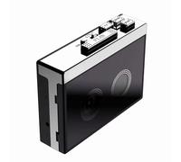Portable Bluetooth Cassette Player with Play, Fast Forward, Rewind, Auto Flip, and Radio Functions, Supports External Headphones or Speakers for Audio Playback