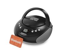 OAKCASTLE CD250 FM Bluetooth Boombox - Black, Black
