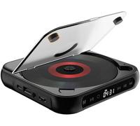 Portable Bluetooth Cd Player - Hi-fi Sound, Bluetooth 5.3 & Wired, 2000mah Rechargeable Battery, Supports Cd/cd-r/cd-rw/mp3, Ideal For Travel, Home & Car Use black 1pcs