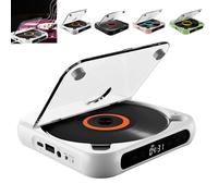 Portable Bluetooth CD Player,Hi-Fi Sound,Wireless & Wired Playback,Rechargeable Battery,Supports CD/CD-R/CD-RW/MP3,Compact & Lightweight,for Travel, Home,Car1